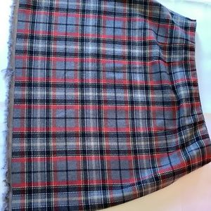 The Limited wool blend skirt, size 4, gray plaid